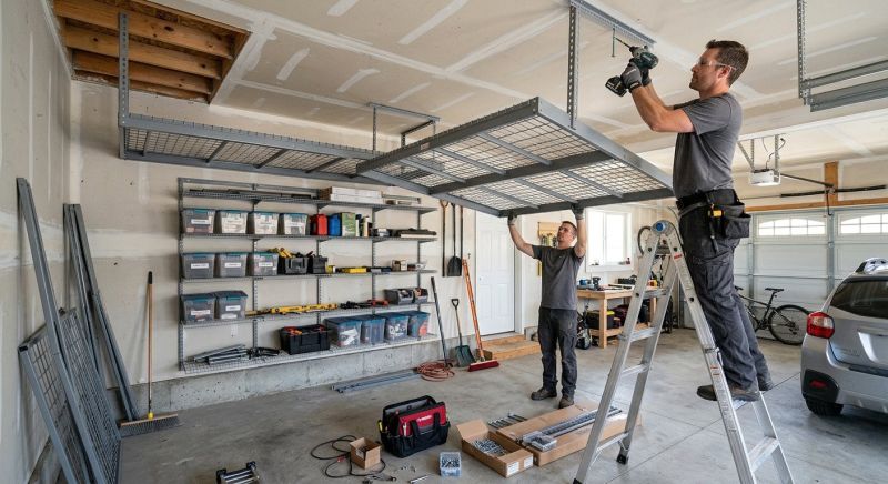 Ceiling Rack Installation in Fairfax, VA