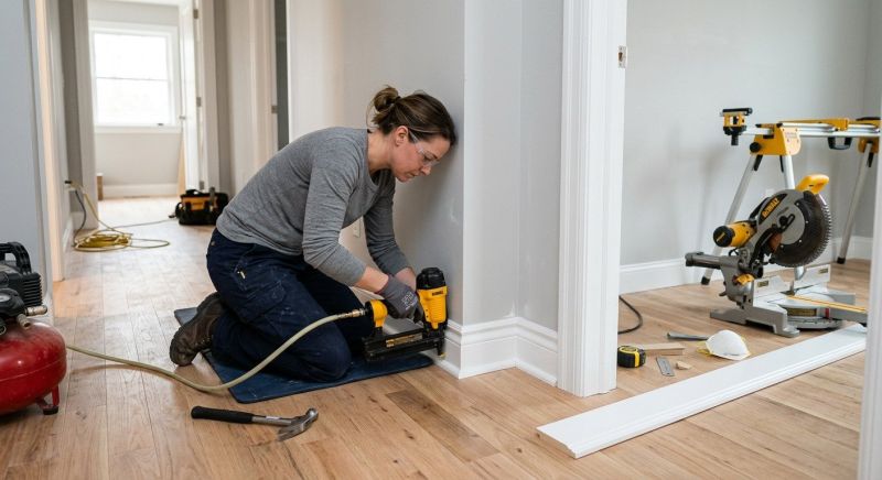 Chair Rail Installation in Wilmington, NC