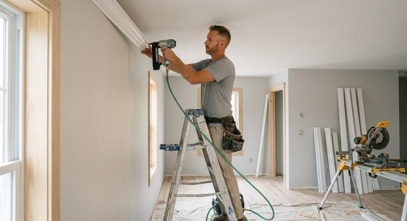Crown Molding Installation in Wilmington, NC