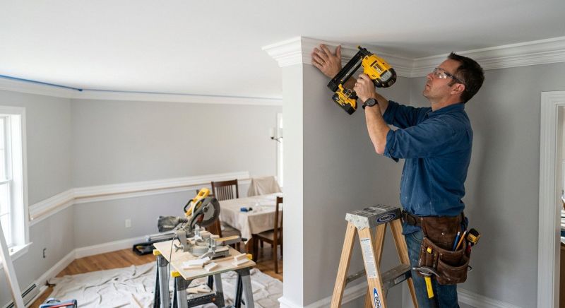 Crown Molding Installation in Kansas City, KS