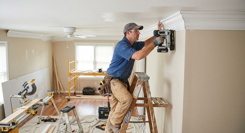 Crown Molding Renovation in Kansas City, KS