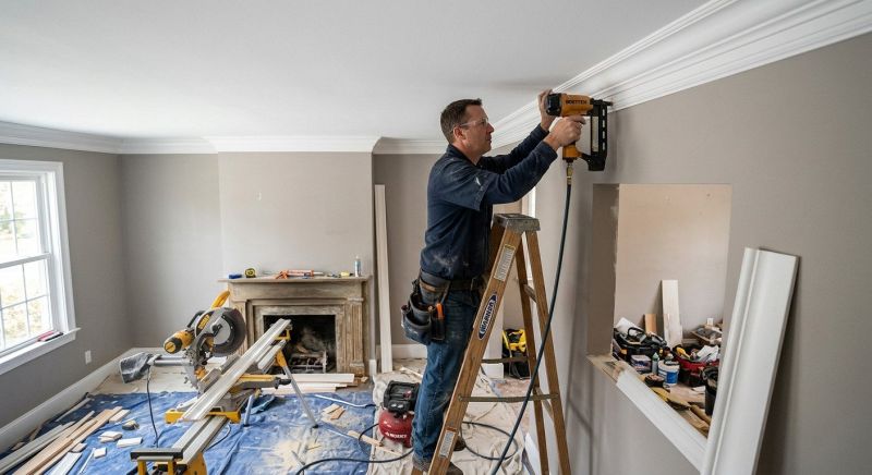 Crown Molding Renovation in Wilmington, NC