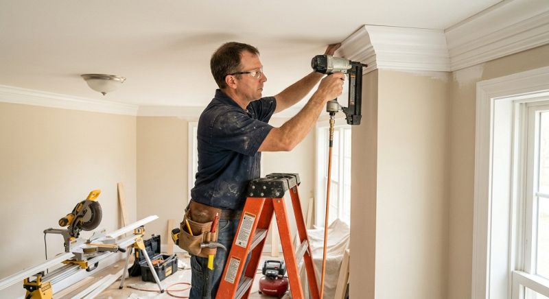 Crown Molding Renovation in Wilmington, NC