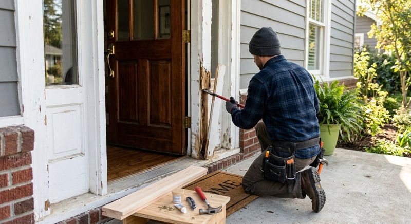 Exterior Door Trim Repair in Overland Park, KS