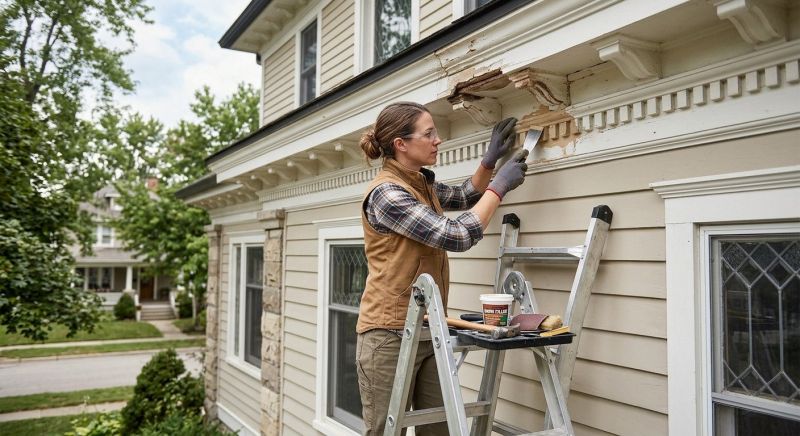 Exterior Window Molding Repair in Kansas City, KS
