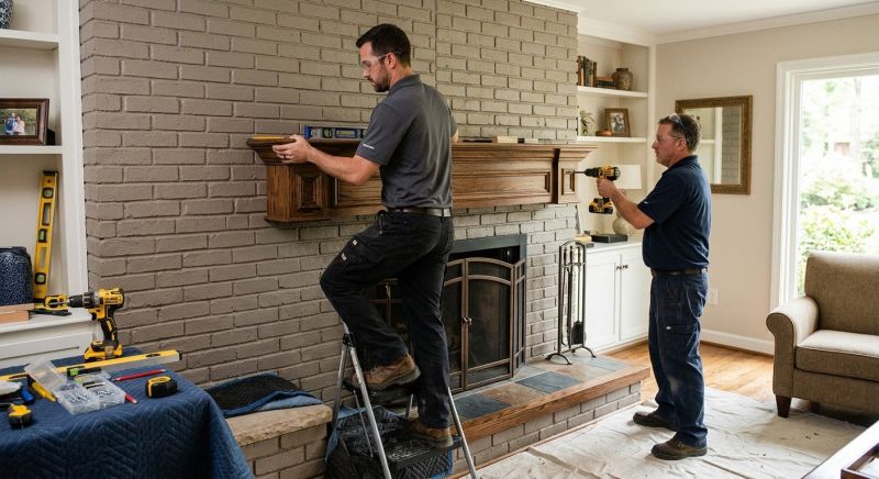 Fireplace Mantel Replacement in Kansas City, KS