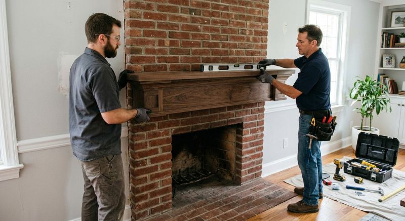 Fireplace Mantel Replacement in Kansas City, KS