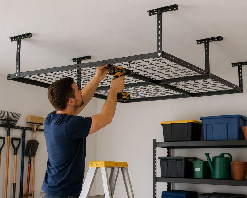 Garage Tool Rack Installation in Alexandria, VA