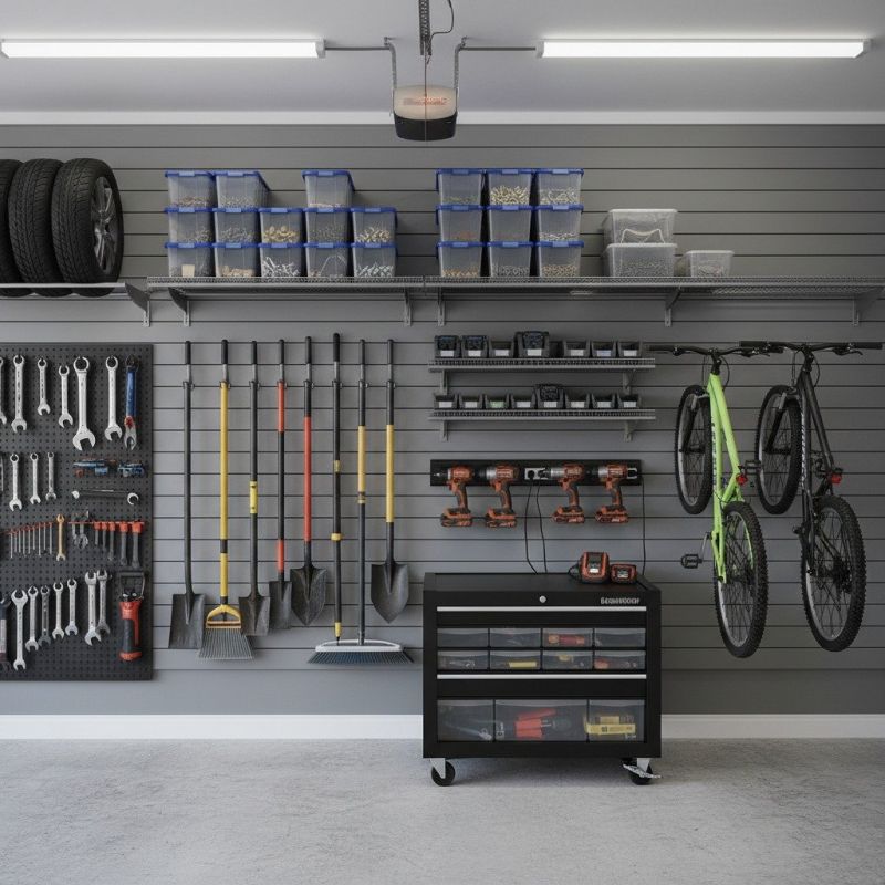 Garage Tool Rack Installation in Silver Spring, MD