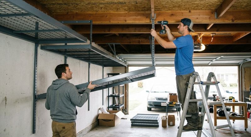 Garage Tool Rack Installation in Leesburg, VA