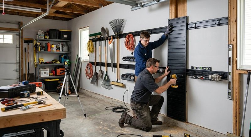 Garage Tool Rack Installation in Rockville, MD