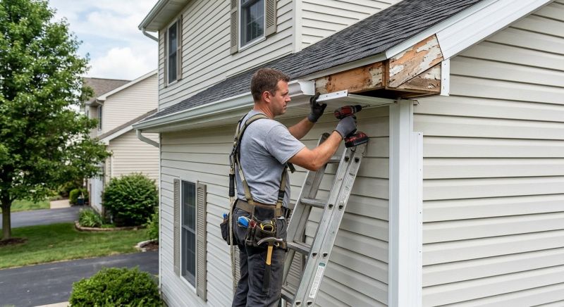 Metal Soffit Repair in Alpharetta, GA