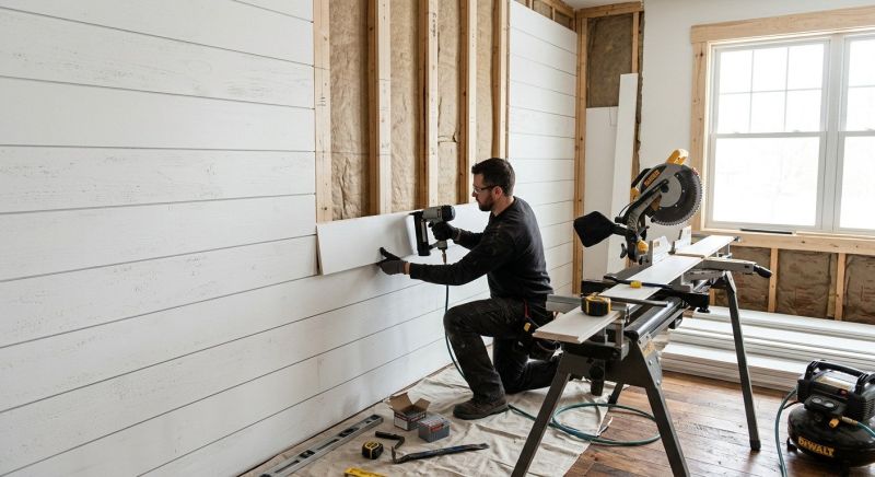 Shiplap Installation in Wilmington, NC
