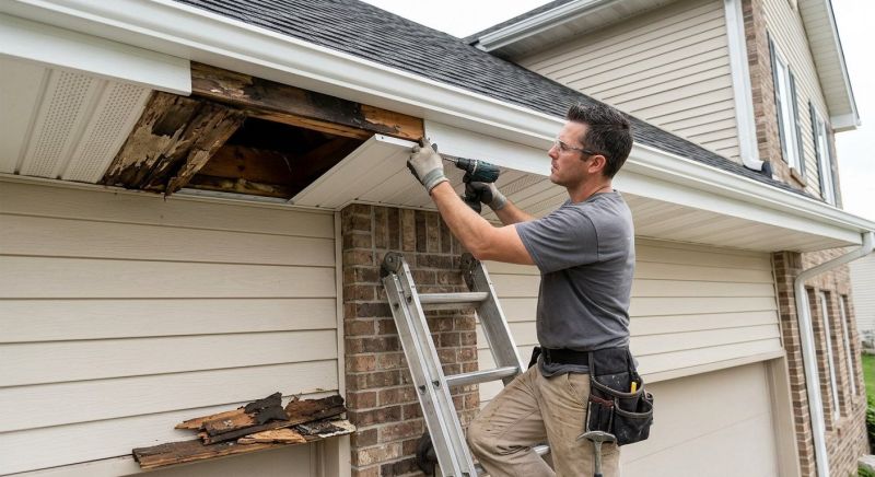 Soffit Repair in Olathe, KS