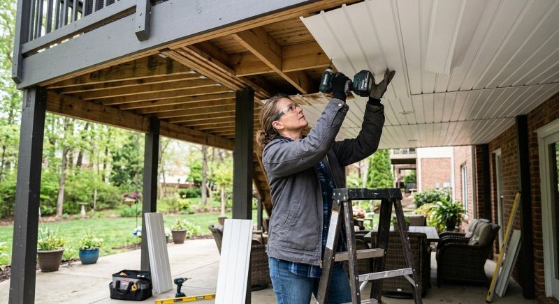 Under Deck Ceiling Repair in Alpharetta, GA