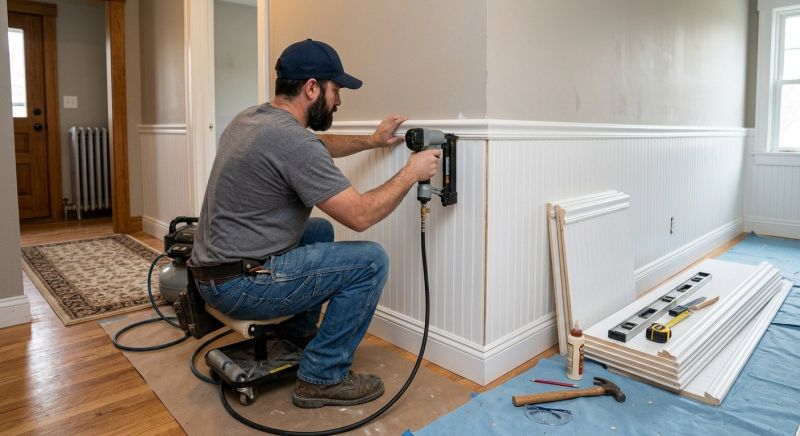Wainscoting Installation in Wilmington, NC