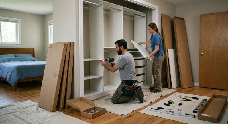 Walk In Closet Remodeling in Raleigh, NC