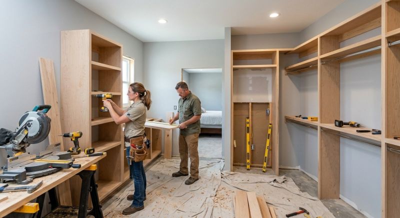 Walk In Closet Remodeling in Charlotte, NC