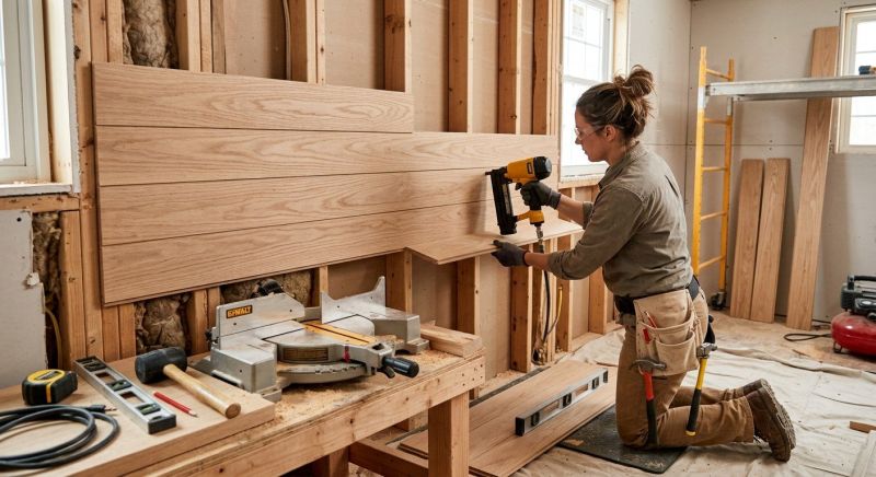 Wall Paneling Installation in Wilmington, NC